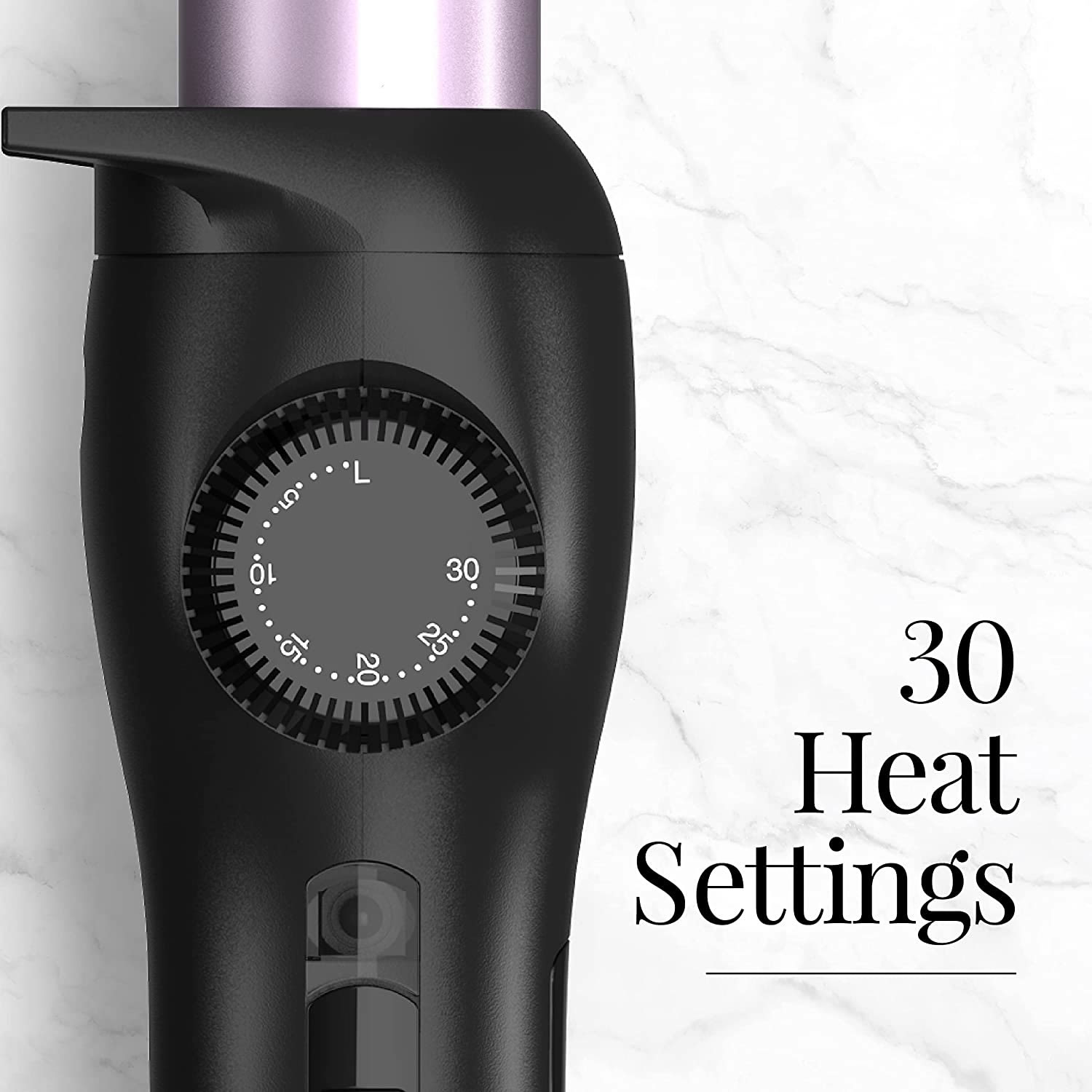 Tenaza Rizadora Remington CI52W2 Con 30 Ajustes De Temperatura - Negro