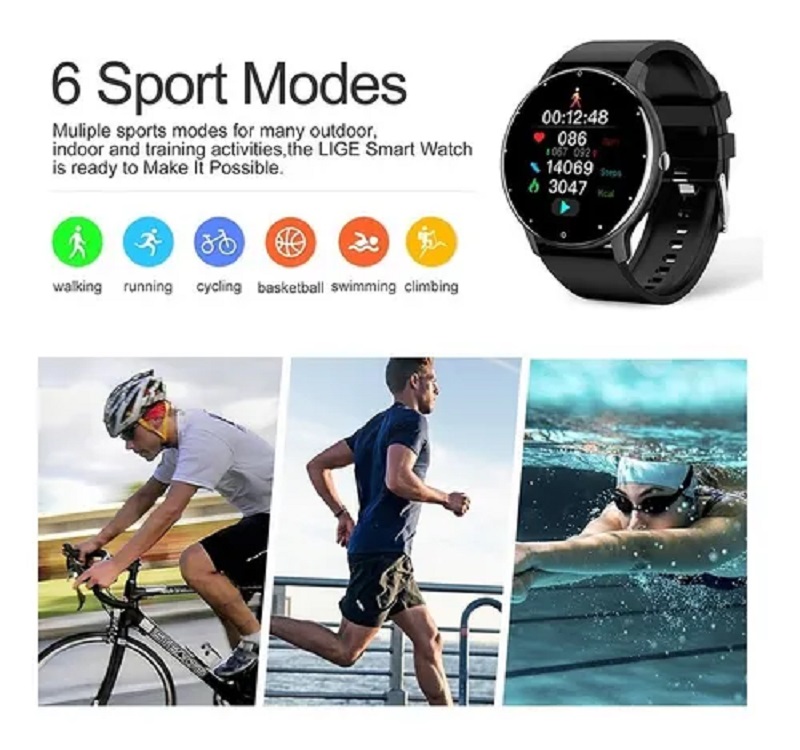 Reloj Inteligente Lige Deportivo Impermeable Para Hombre