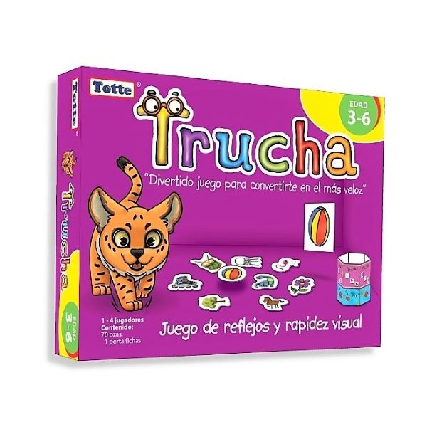 Juego De Mesa Trucha ¡Conviértete En El Mas Veloz!