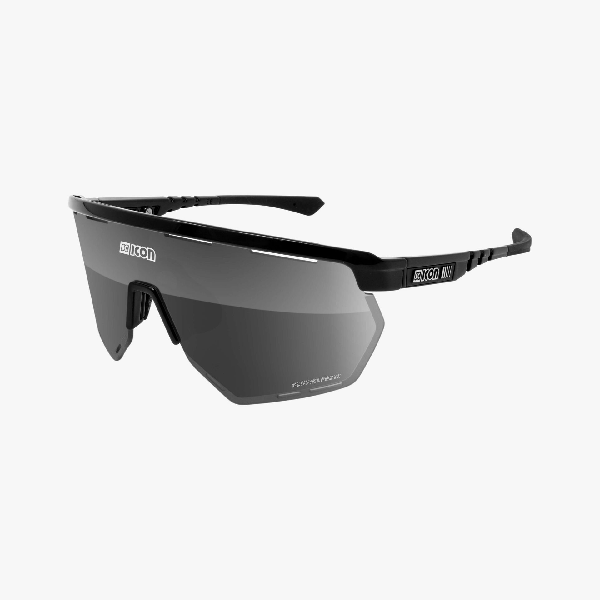 Lentes Scicon Aerowing Gafa Deportiva Ciclismo Negro/Lente negro Unitalla Lente negro