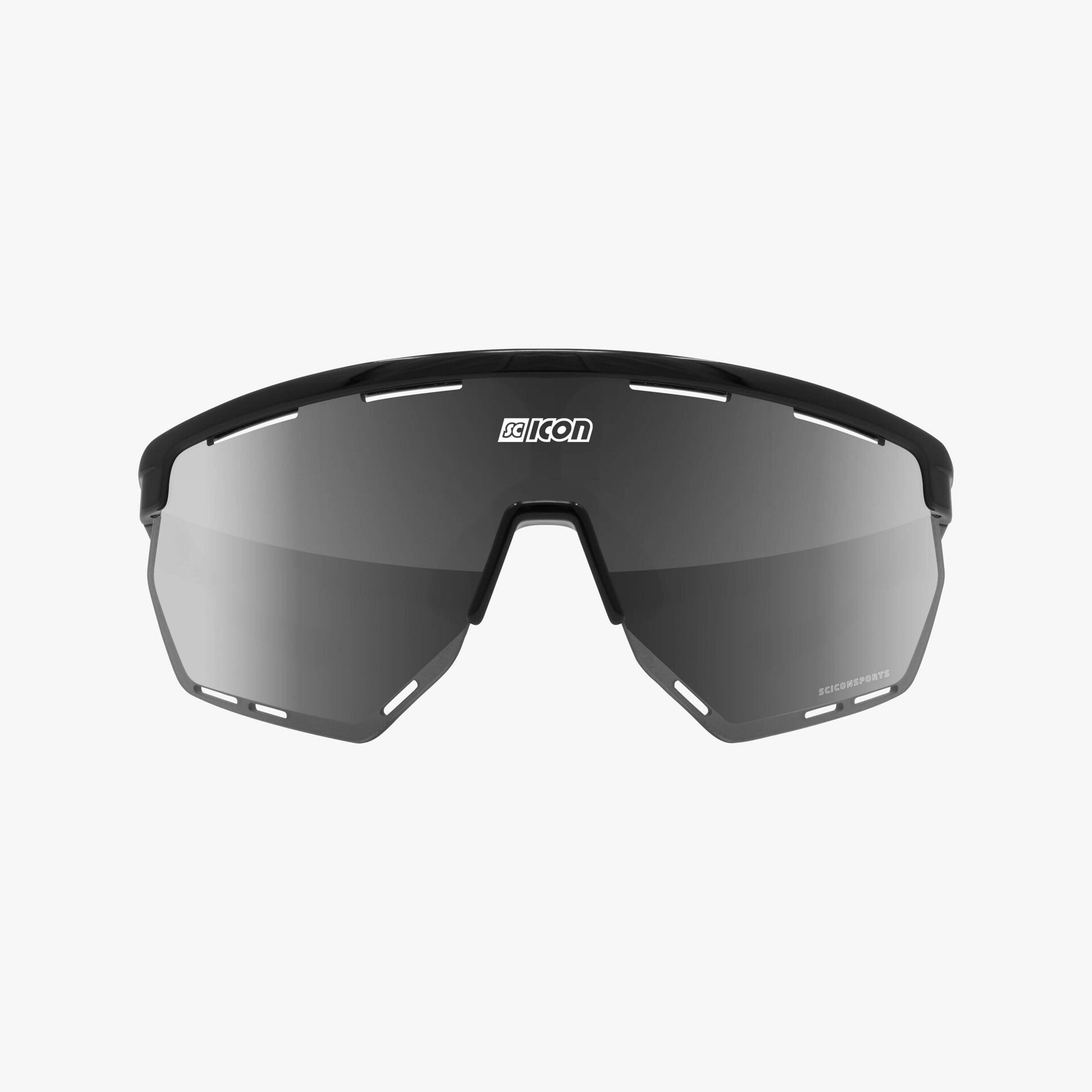 Lentes Scicon Aerowing Gafa Deportiva Ciclismo Negro/Lente negro Unitalla Lente negro