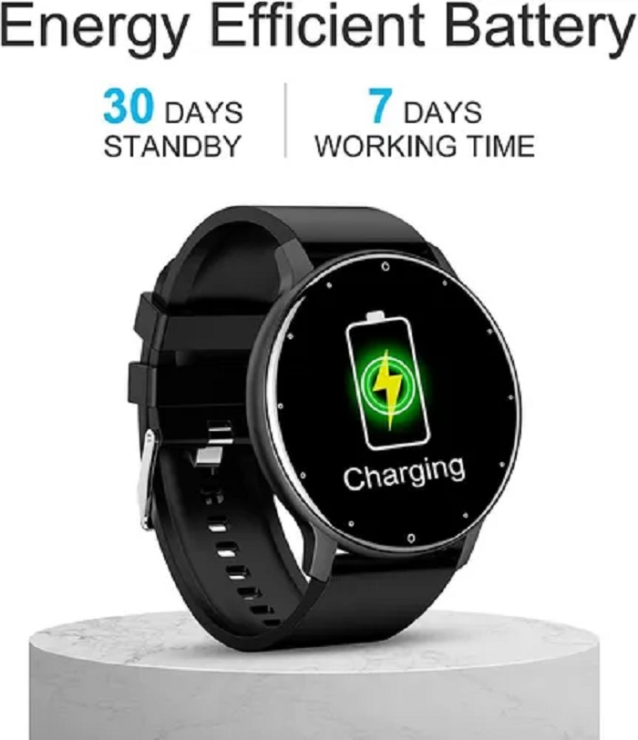 Reloj Inteligente Deportivo Impermeable Para Hombre Negro