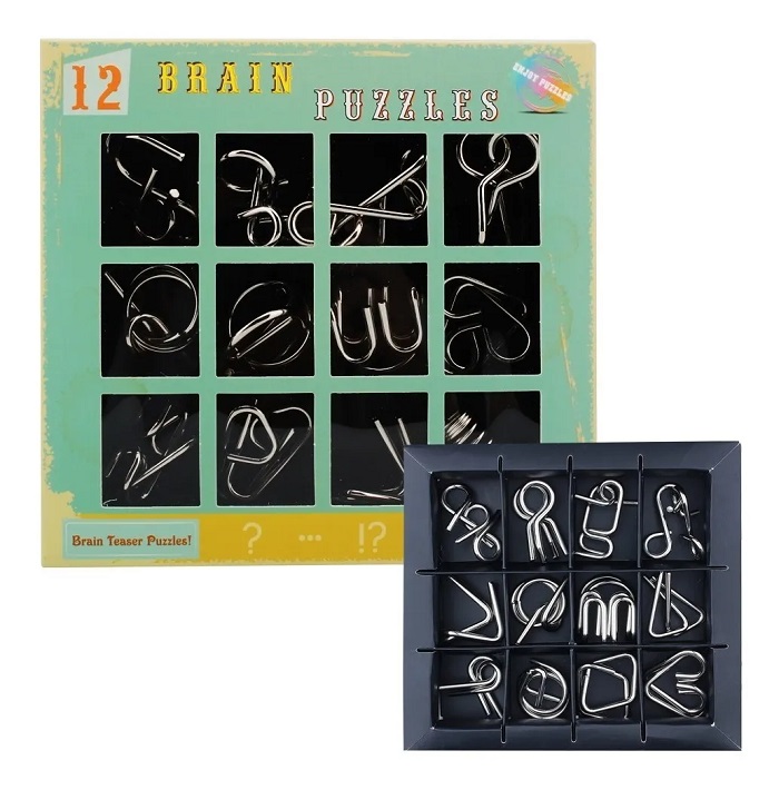 Rompecabezas De Alambre De Metal Para Mente En Expansión