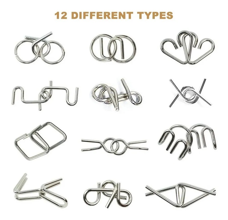 Rompecabezas De Alambre De Metal Para Mente En Expansión