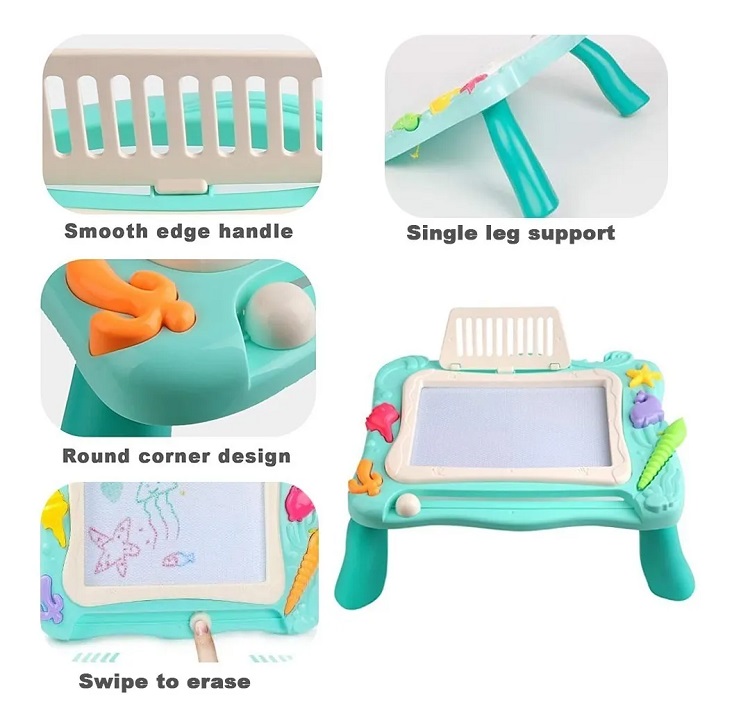 Tablero De Dibujo Magnético De Escritura Borrable Para Niños