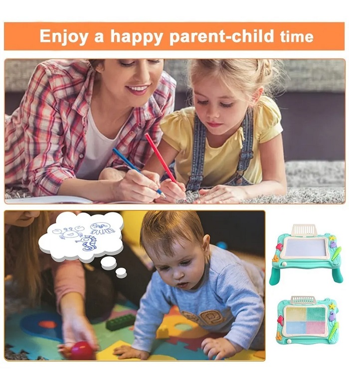 Tablero De Dibujo Magnético De Escritura Borrable Para Niños