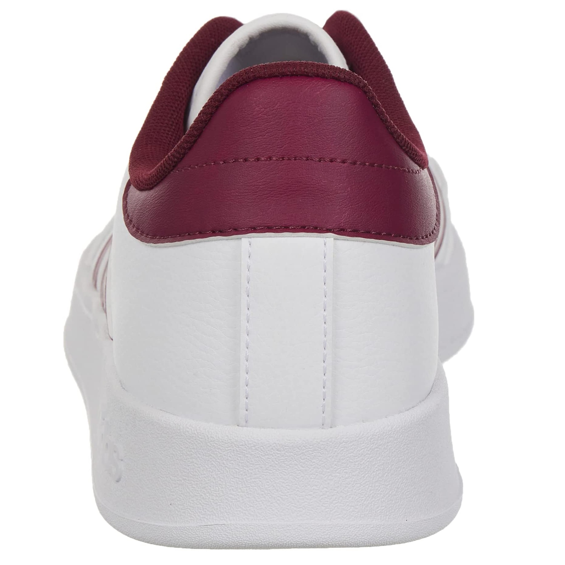 Tenis Adidas Breaknet H01960 Casual Blanco Franjas Vino Para Hombre