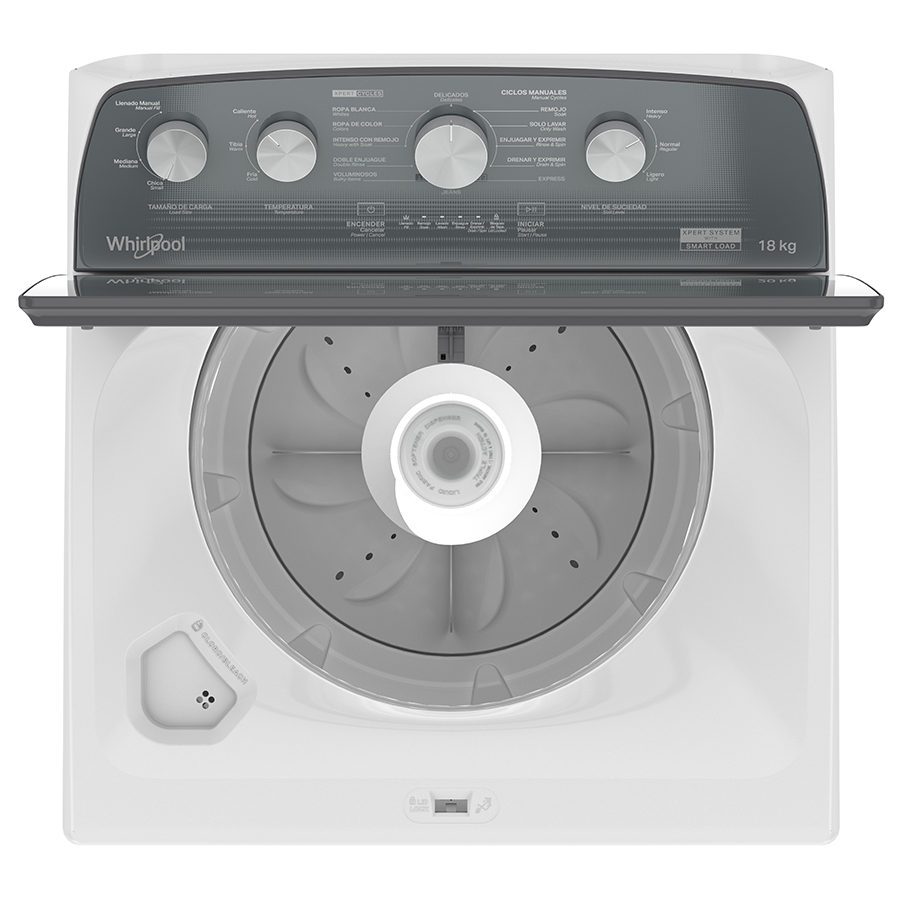 Lavadora Carga Superior 18kg Xpert System Agitador 8MWTW1824WJM