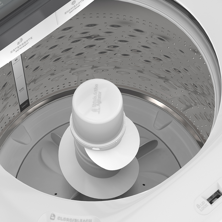 Lavadora Carga Superior 19kg Xpert System Blanco 8MWTW1934WJM