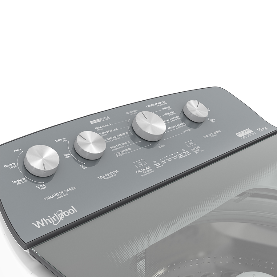 Lavadora Carga Superior 19kg Xpert System Blanco 8MWTW1934WJM