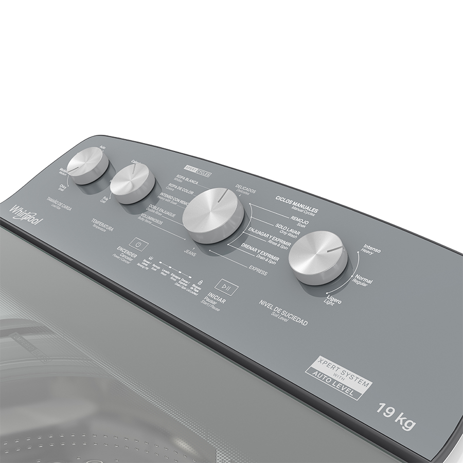 Lavadora Carga Superior 19kg Xpert System Blanco 8MWTW1934WJM