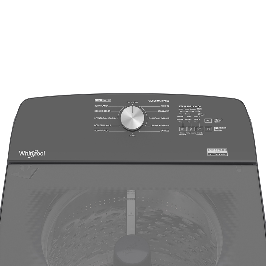 Lavadora Carga Superior 22kg Xpert System Agitador 8MWTWLA31WJG