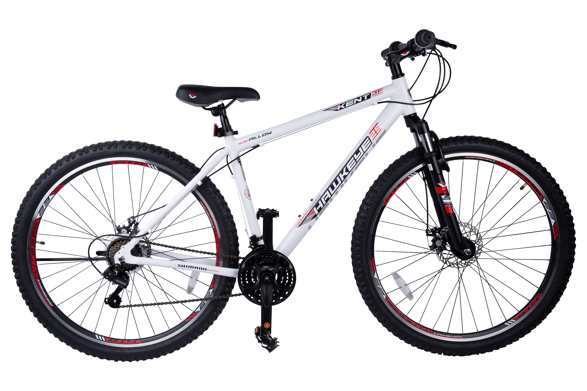 Bicicleta de Montaña KENT HAWKEYE Aluminio R29 Shimano 21 Velocidades Frenos Disco Rines Aluminio Llanta 29x2.3.