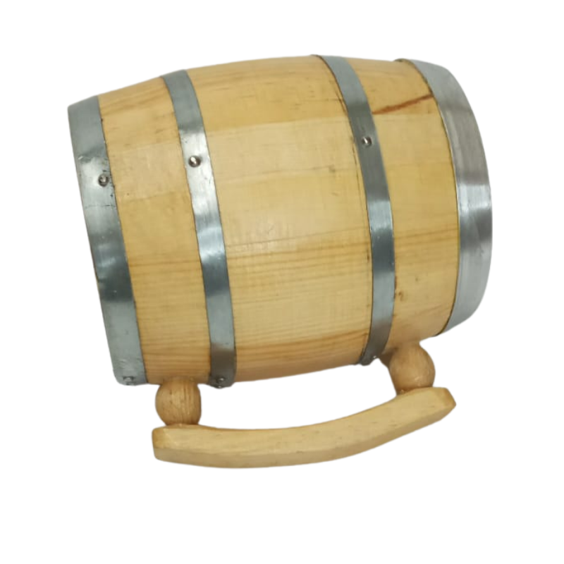 Tarro cervecero personalizado con vaso de aluminio cap. 1L 