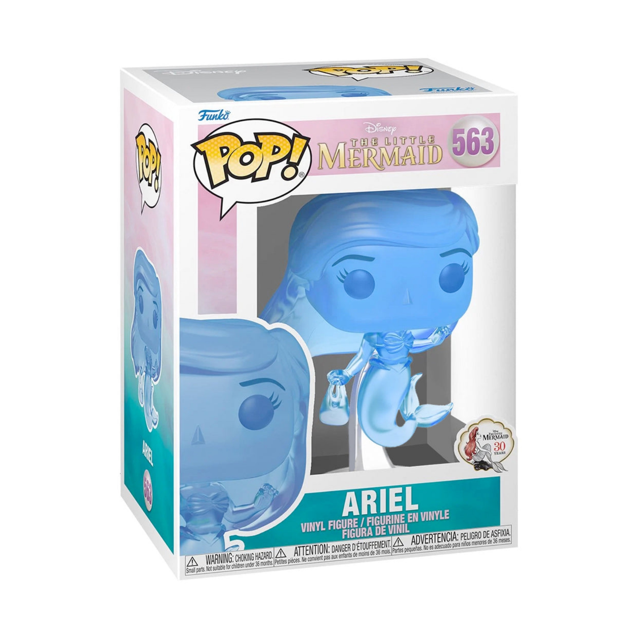 Funko Pop Disney La Sirenita Ariel Azul Translucida Exclusivo