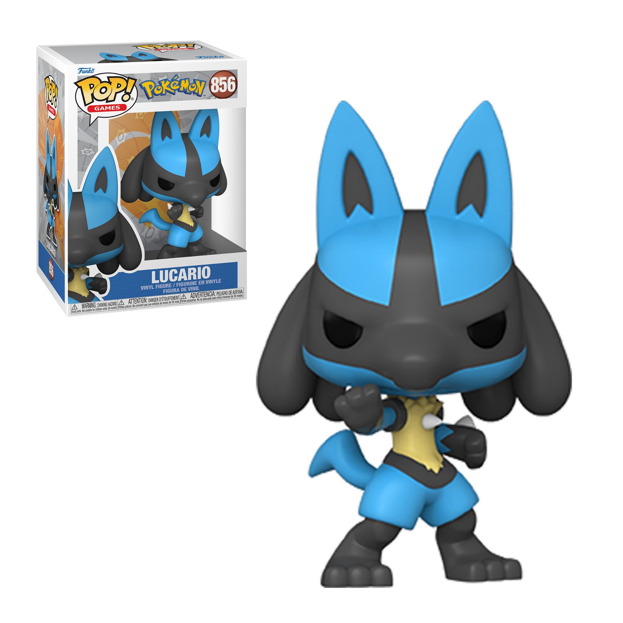 Funko Pop Lucario 856 Pokemon Sinnoh Pokedex Original