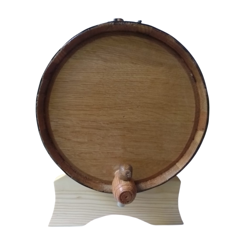 Barrica de roble 20L personalizable para reposar Tequila