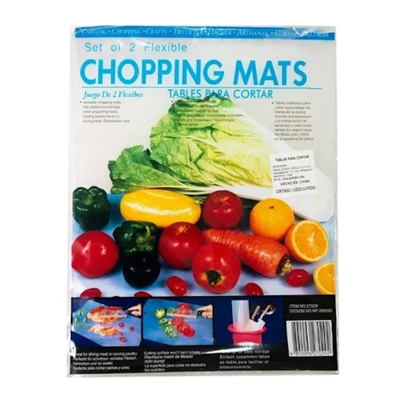 Tabla Para Picar Cortar Flexible 2 Piezas Transparente