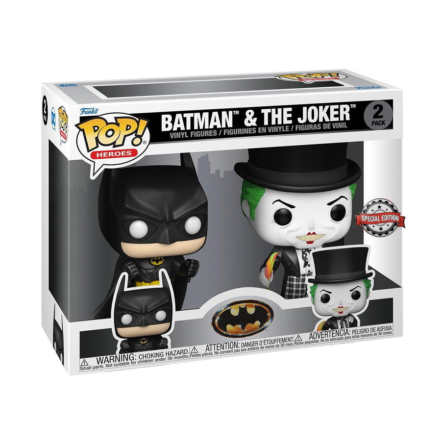Funko Pop Batman Y Joker 2 Pack Exclusivo Dc Comics Figuras