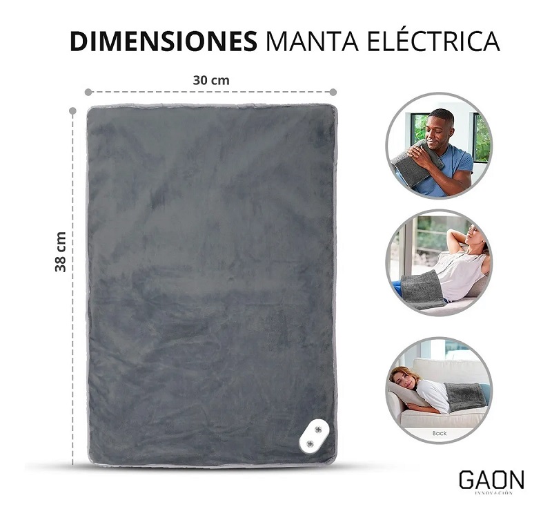 Cojin Electrico Terapia De Calor Dolor Muscular