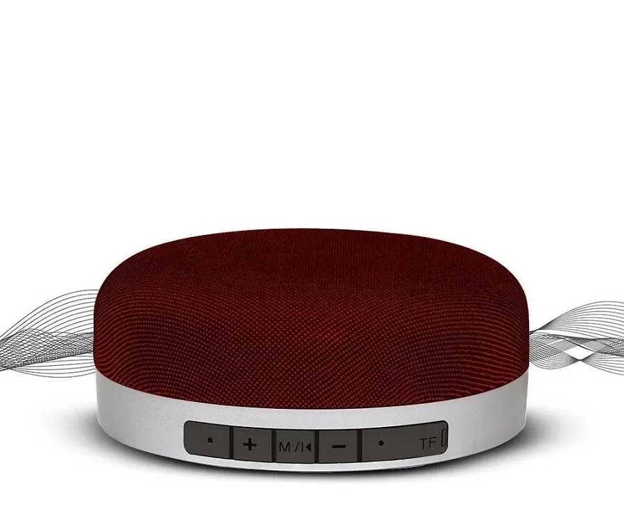 Bocina Portátil Bluetooth Inalámbrica Máxima Fidelidad Rojo