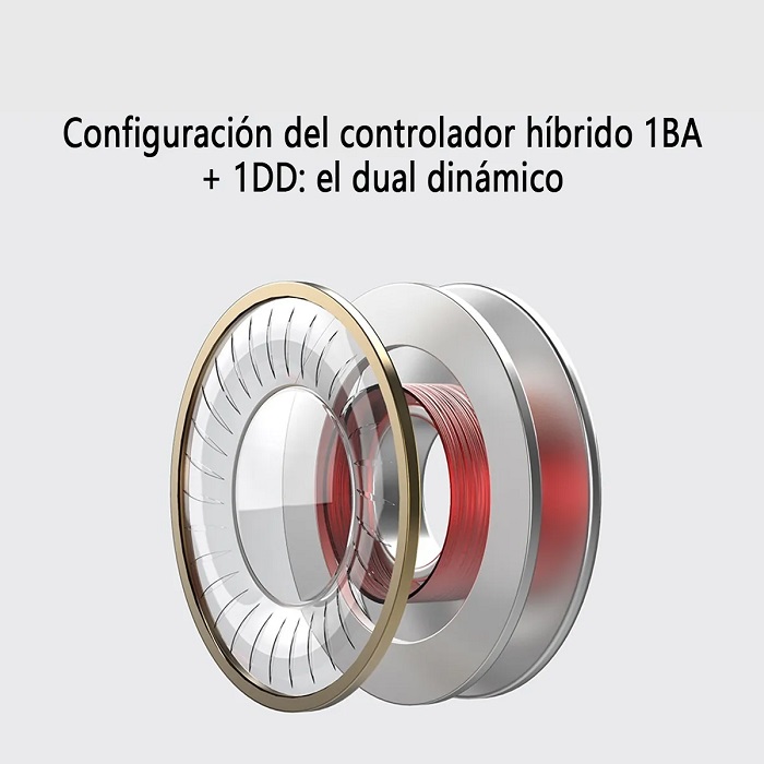 Audífonos Intraurales Trn St1, Con Micrófono, Azul+violeta