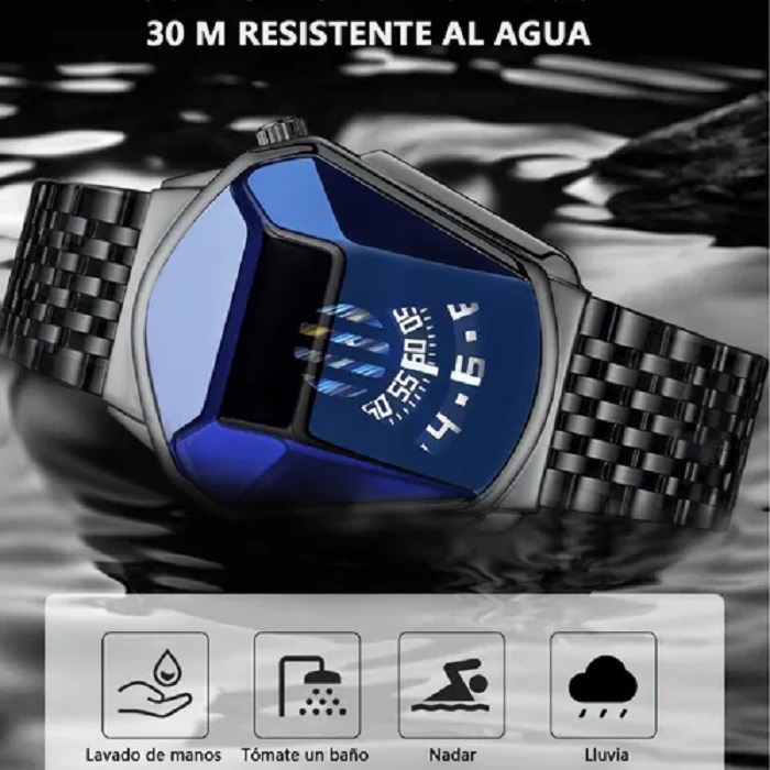 Reloj De Moda Para Hombre Cabeza De Serpiente