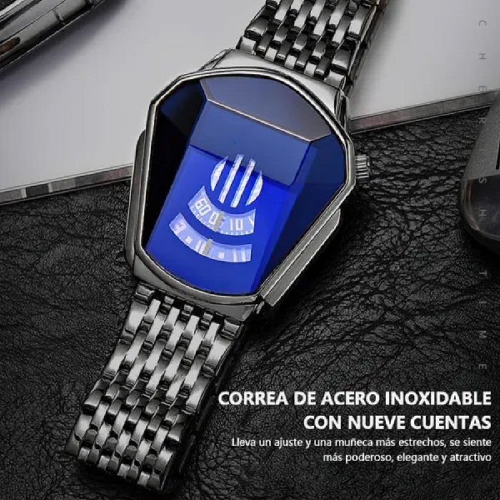 Reloj De Moda Para Hombre Cabeza De Serpiente