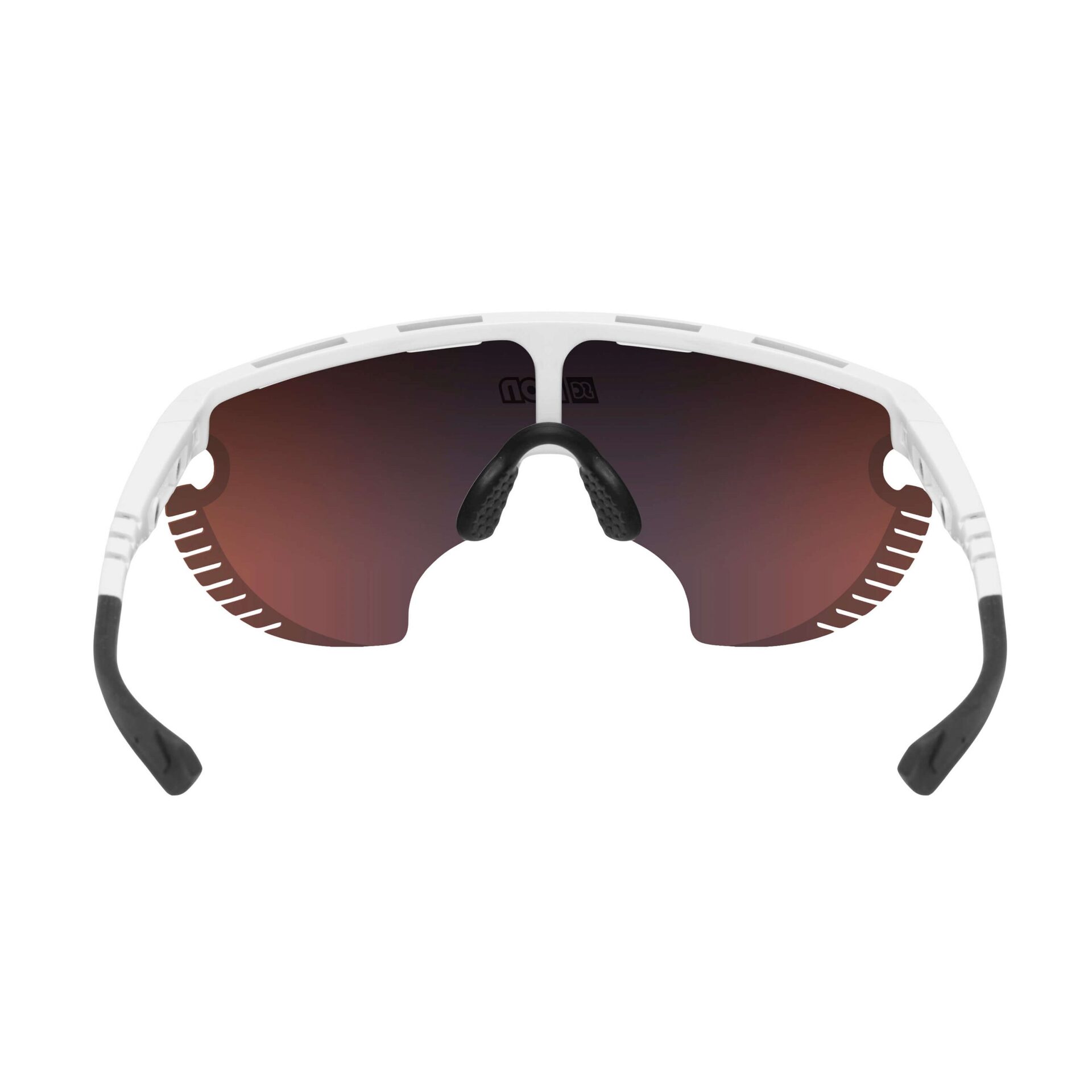 Lentes Scicon Aerowing Lamon Gafa Deportiva Ciclismo Blanco / Lente Rojo Unitalla Varilla Blanca