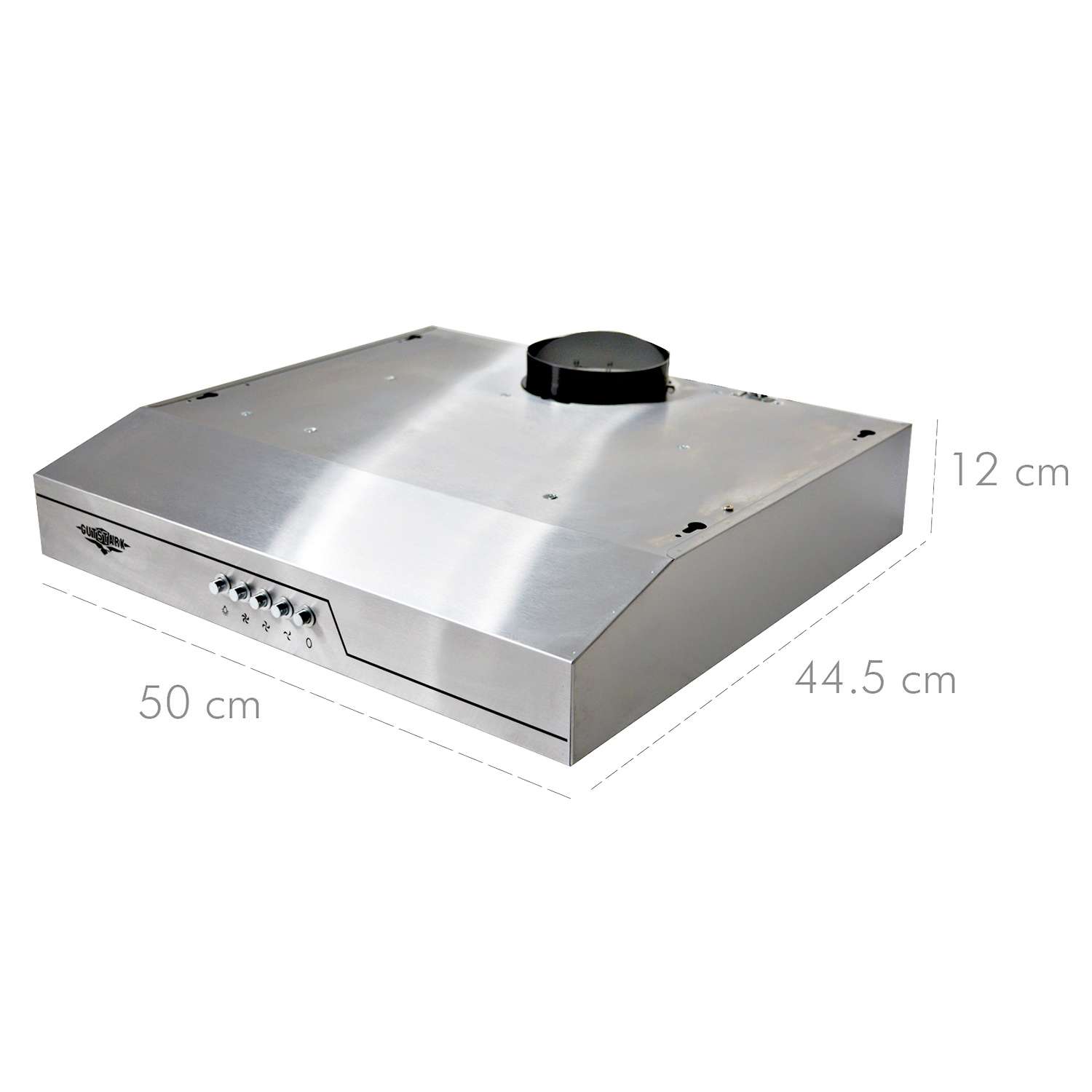 Campana Extractora Purificadora Acero Inoxidable 50 cm Pared Cocina Gutstark