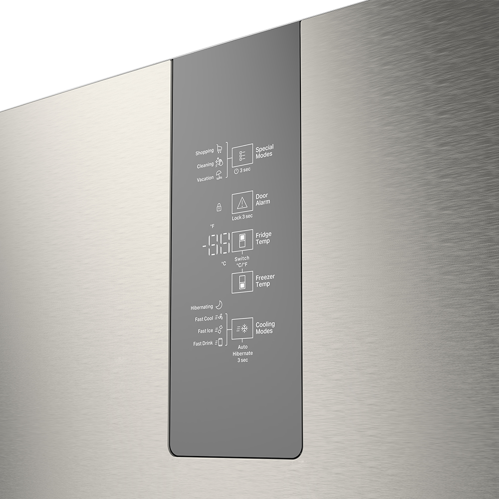 Refrigerador Bottom Mount 13 p Xpert Energy Negro WB1332V Whirlpool