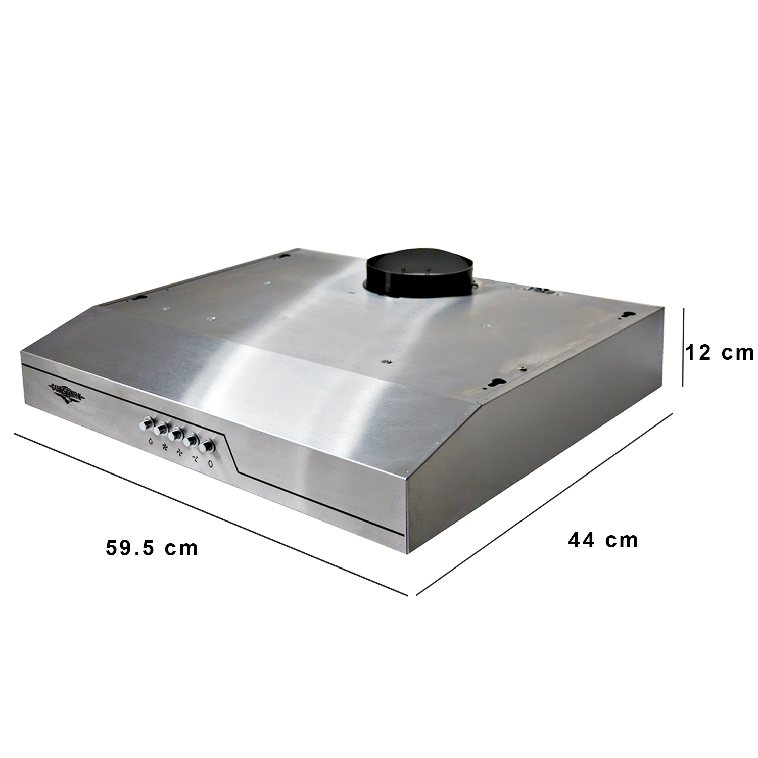 Campana Extractora Purificadora Acero Inoxidable 60 cm Cocina Pared Gutstark