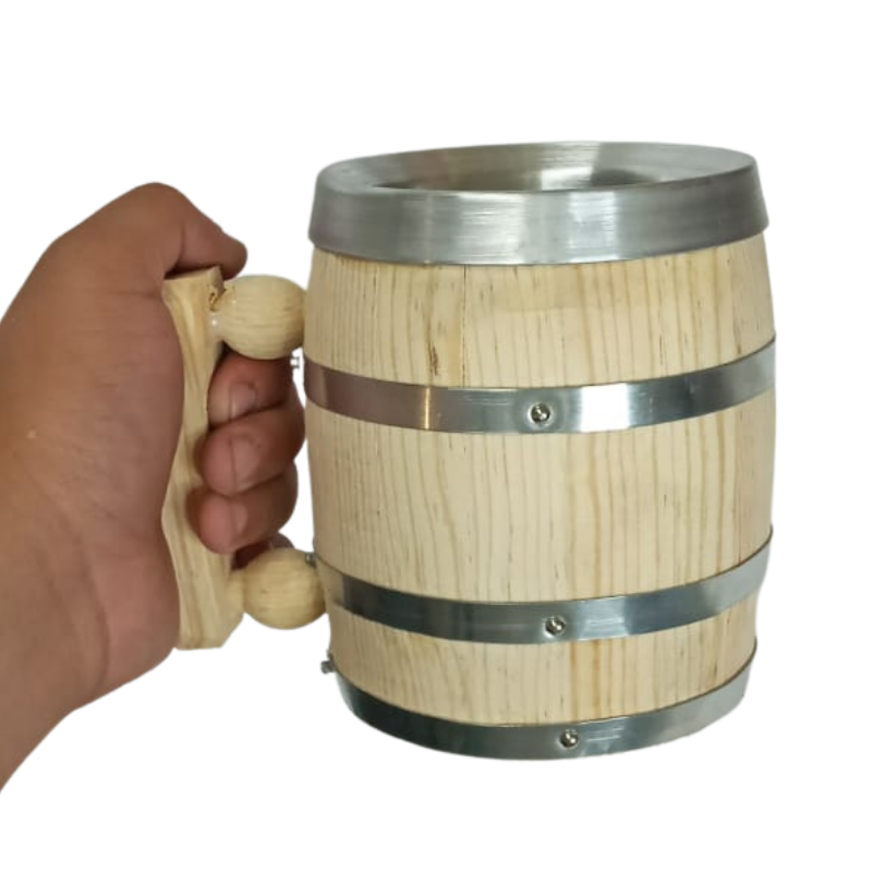Tarro cervecero de roble 500ML personalizable 