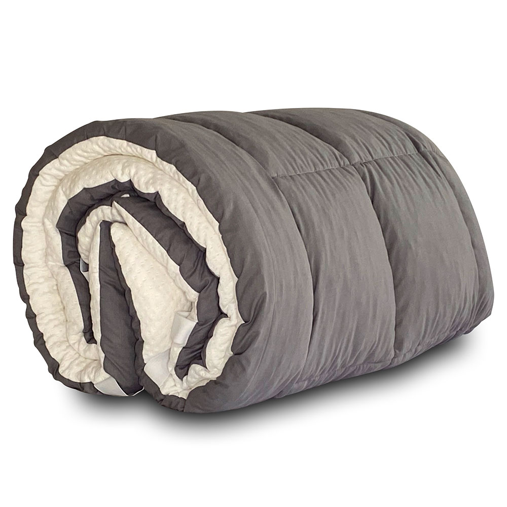 MEMORY FOAM Colchoneta Cloud King Size (Sobrecolchón de Memory Foam  Capitonada con dos vistas fresca/caliente).