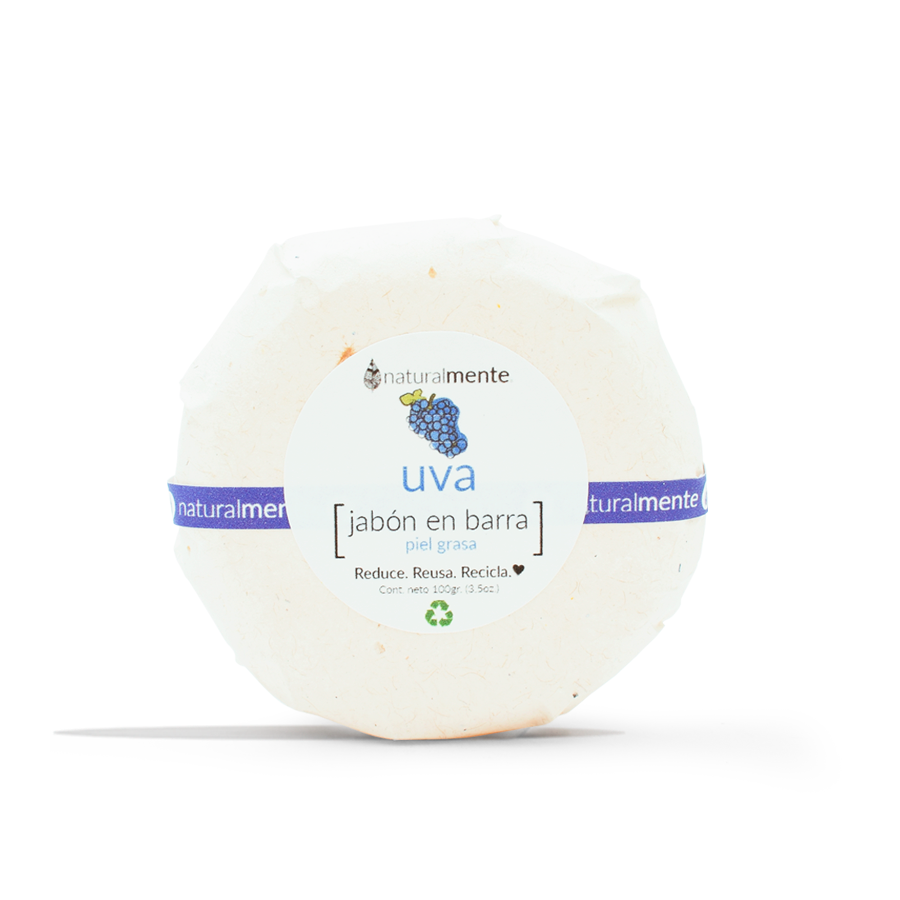 LÍNEA INFANTIL - JABÓN EN BARRA - UVA 100 GR.