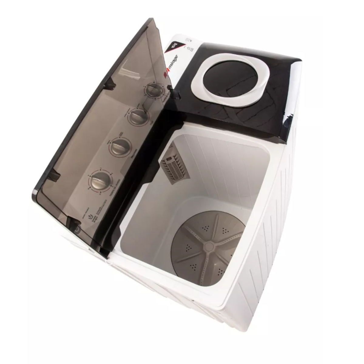 LAVADORA SEMIAUTOMÁTICA MIRAGE LMS016M/L 16 KG DOBLE TINA ENDY ENTREGA SÓLO VÁLIDA EN LA CIUDAD DE MÉXICO Y ZONA METROPOLITANA