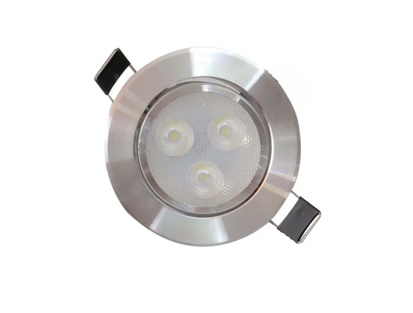 Empotrado Plafon Led 3w Spot Luz Blanca Paquete