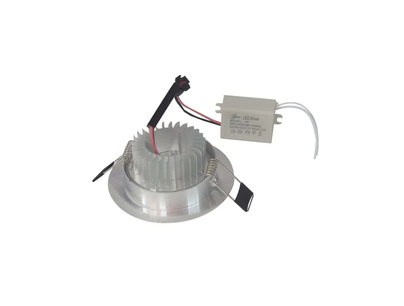 Empotrado Plafon Led 3w Spot Luz Blanca Paquete