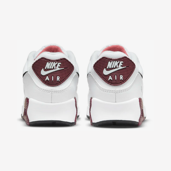 Tenis Nike Air Max 90 Blanco/Vino Para Dama DH1316-100