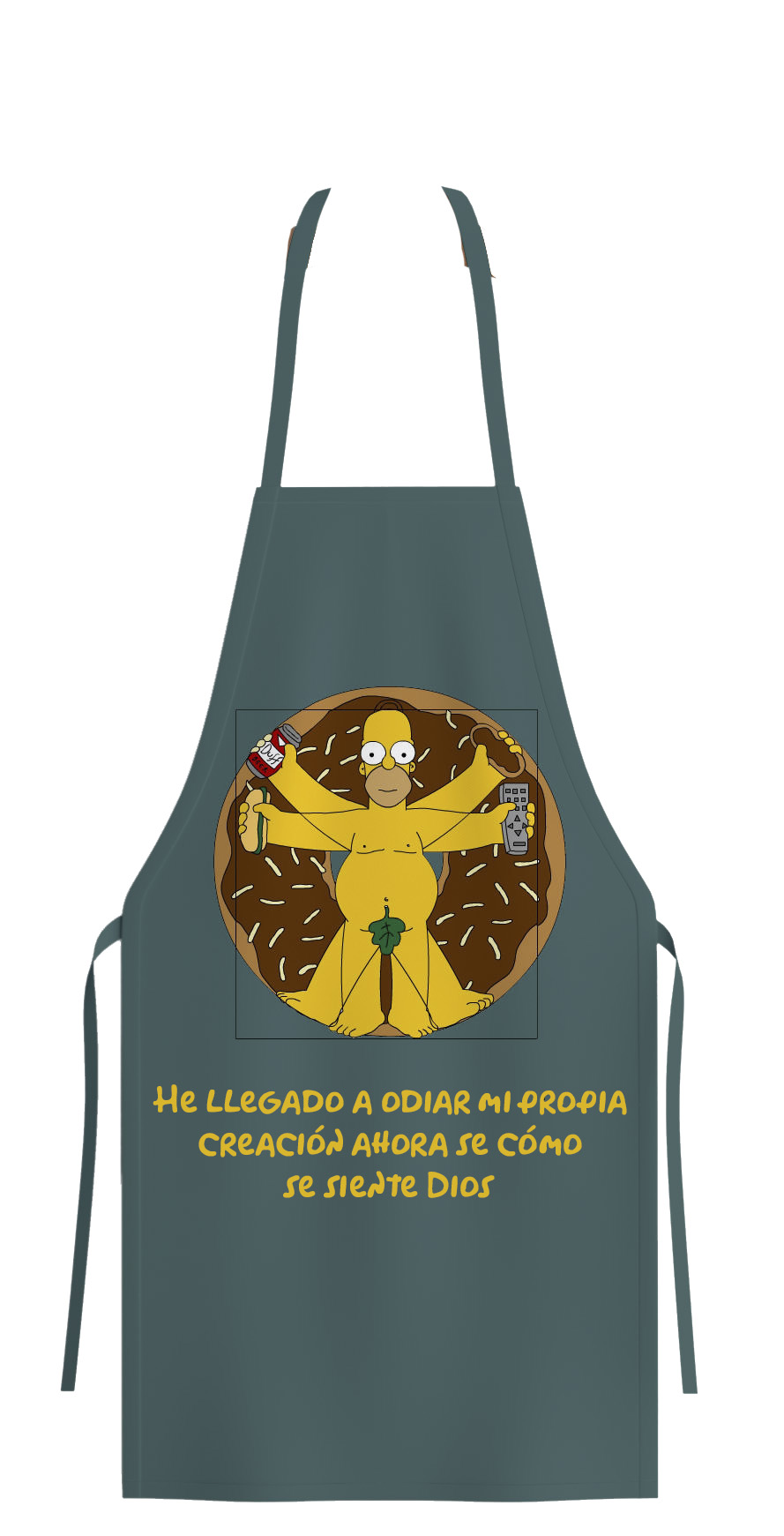 MANDIL PARRILLERO HOMERO SIMPSON, LOS SIMPSONS, HOMER