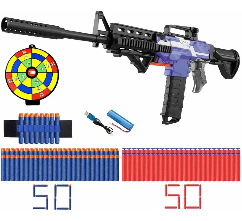 Pistola De Juguete Recargable 12clip