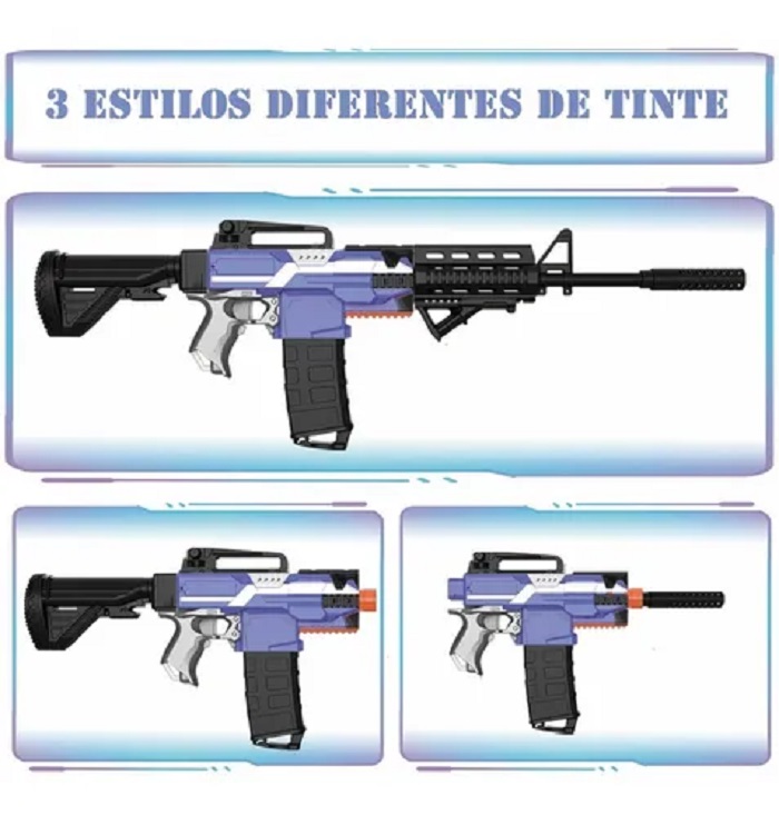 Pistola De Juguete Recargable 12clip