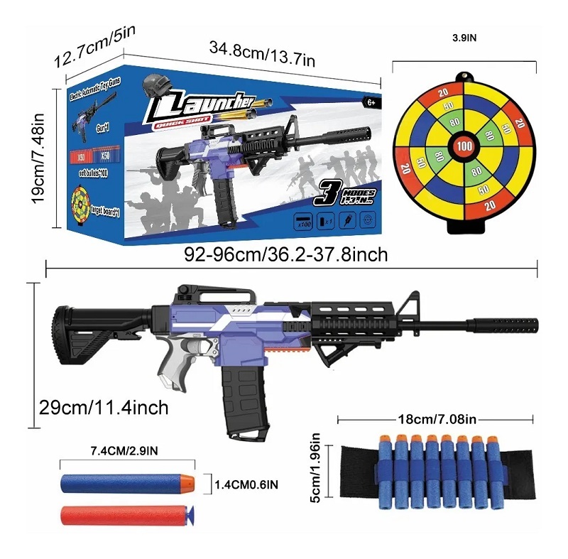 Pistola De Juguete Recargable 12clip