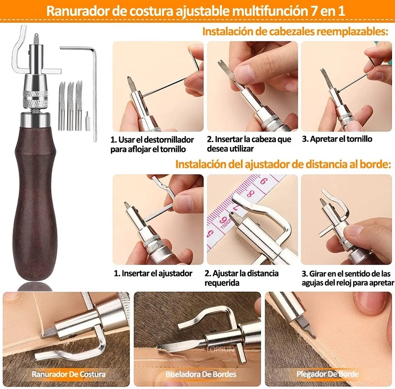 Juego De Herramientas Para Trabajar Cuero