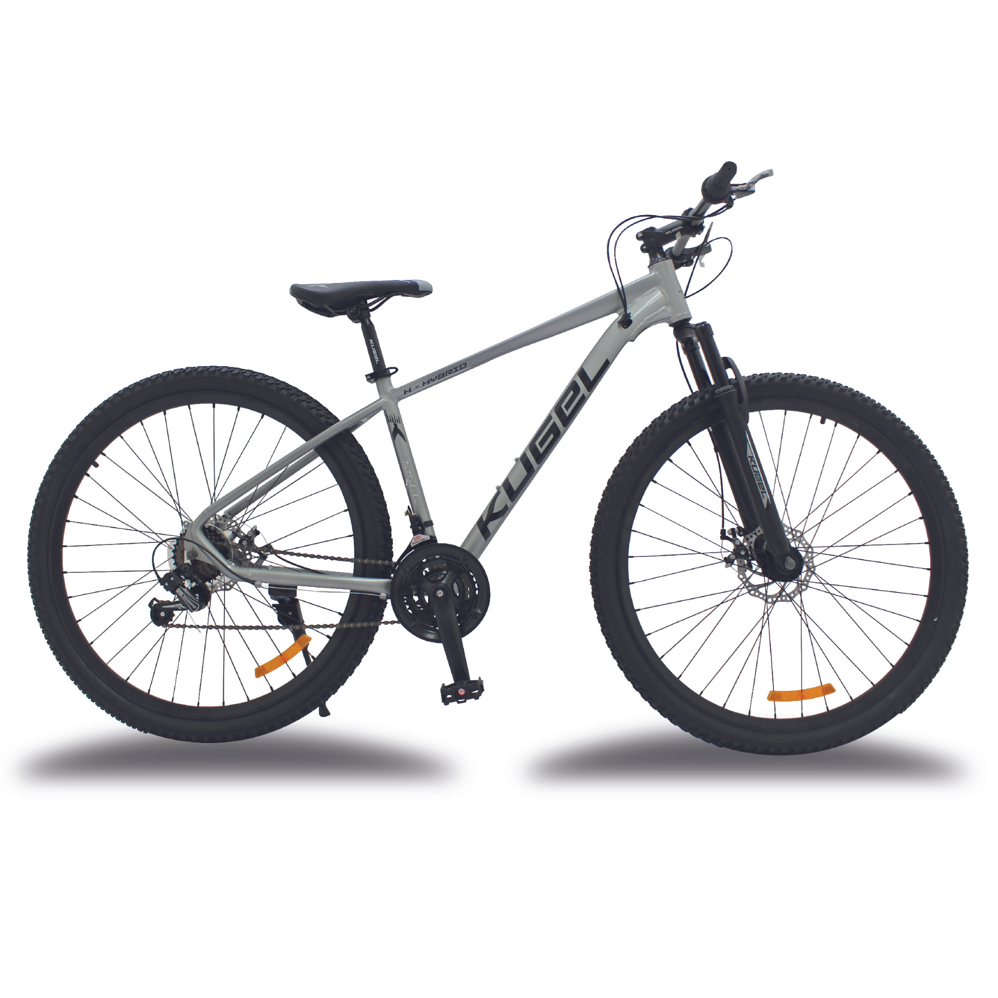 Bicicleta Montaña Rodada 29 21 Velocidades Kugel H-Hybrid Gris