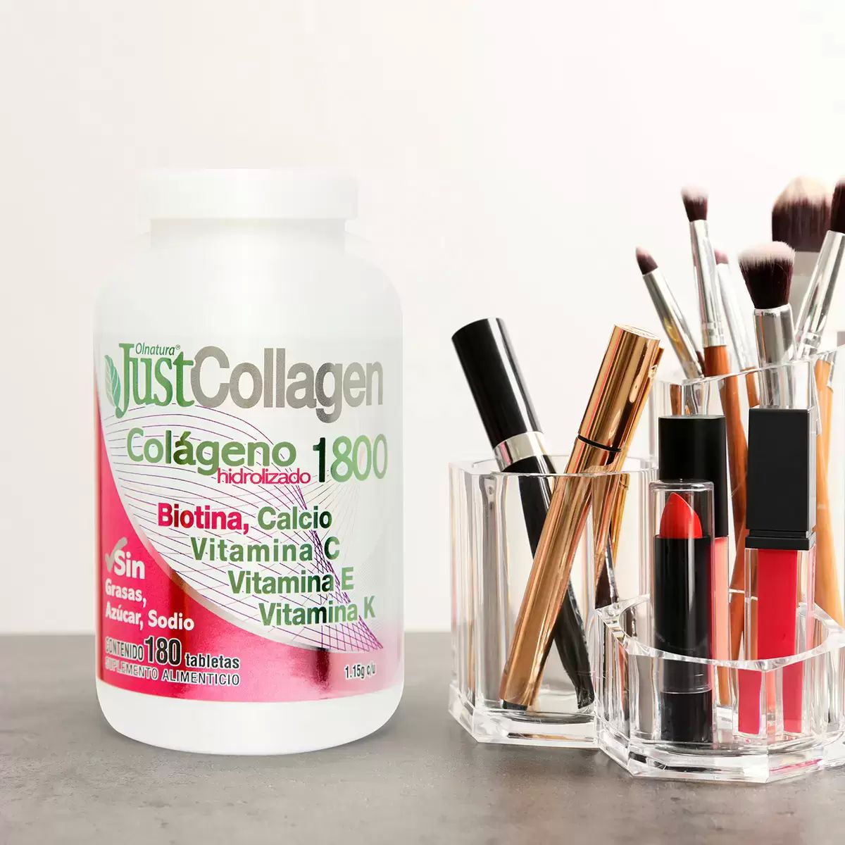  Just Collagen Colágeno Hidrolizado 1800 180 Tabletas