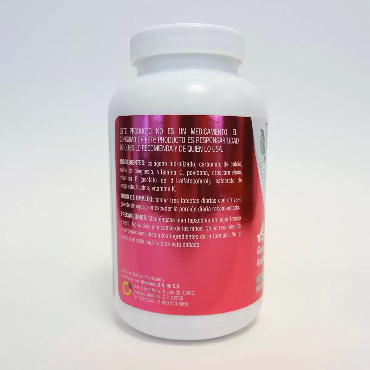  Just Collagen Colágeno Hidrolizado 1800 180 Tabletas