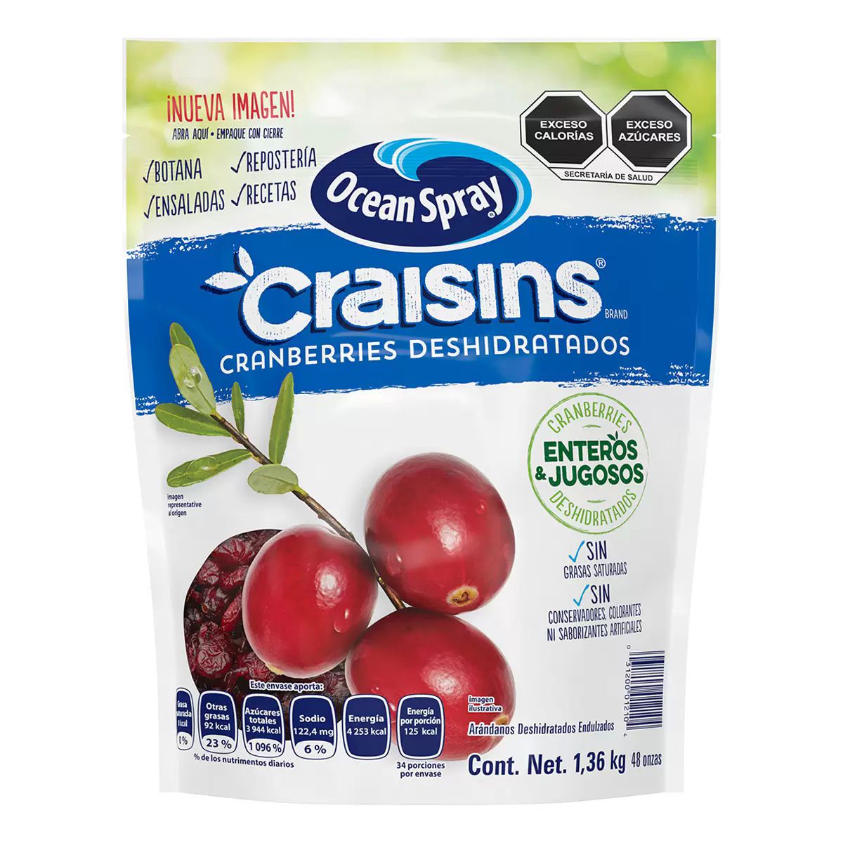 Arándanos Deshidratados 1.36kg Ocean Spray