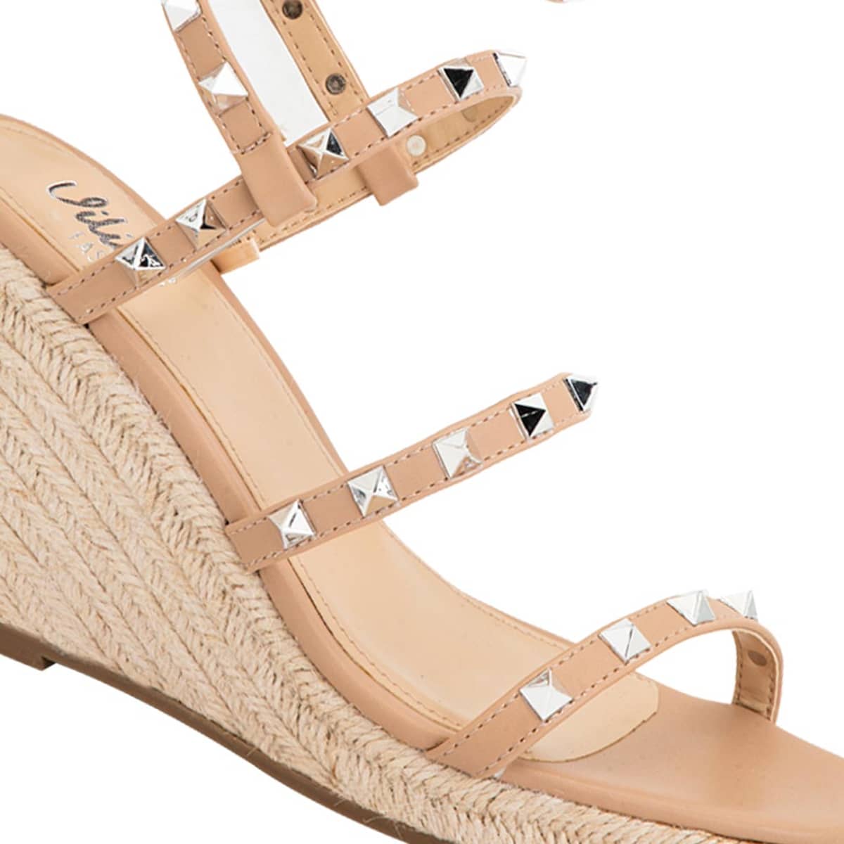 Sandalia Casual Con Plataforma Vi Line Color Beige 1032754