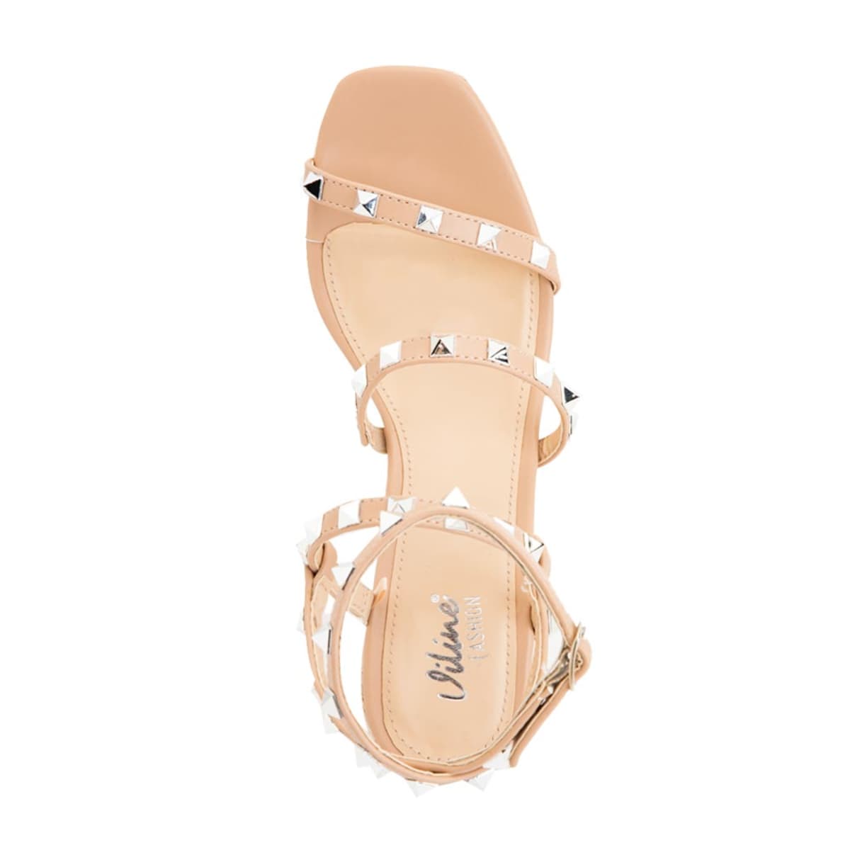 Sandalia Casual Con Plataforma Vi Line Color Beige 1032754